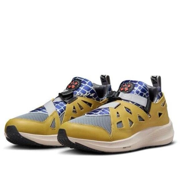 Size 9.5 Nike Air Huarache 20Y24 Patta Saffron Quartz Cool Grey Mens FJ4201-300